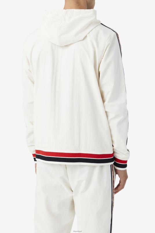 PPH0J771 gardênia/preta/vermelha FILA jaqueta corta vento fila faras gardênia/preta/vermelha