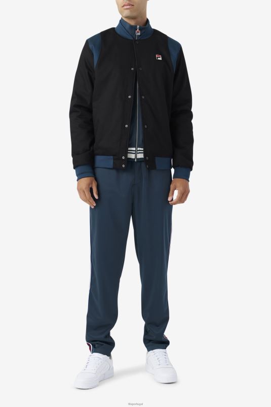 PPH0J774 preto/verde-azulado FILA fila bomber cree preto/azulado