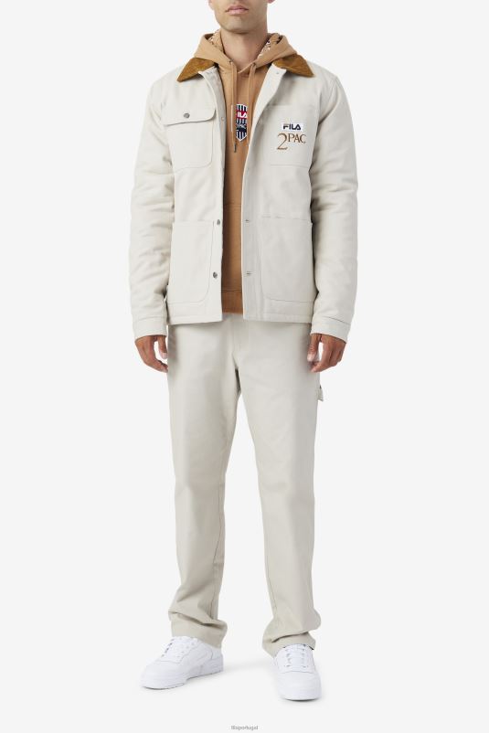 PPH0J775 pomba/marrom bronze FILA jaqueta fila 2pac pomba/marrom bronze