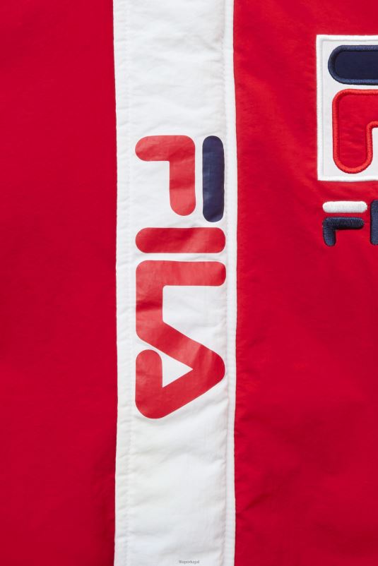PPH0J787 vermelho/casaco/branco FILA jaqueta fila p1 fila tech vermelho/peacoat/branco