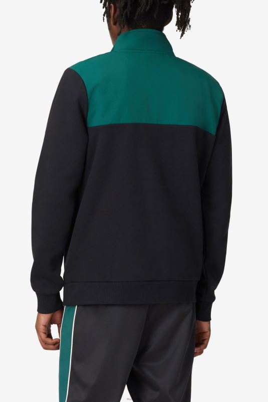 PPH0J796 preto/bug de junho/brilho dourado FILA jaqueta de lã fila black/june bug/golden glow francisco