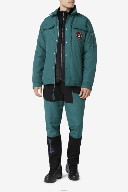 PPH0J799 junho/branco FILA fila nile shacket junebug/branco