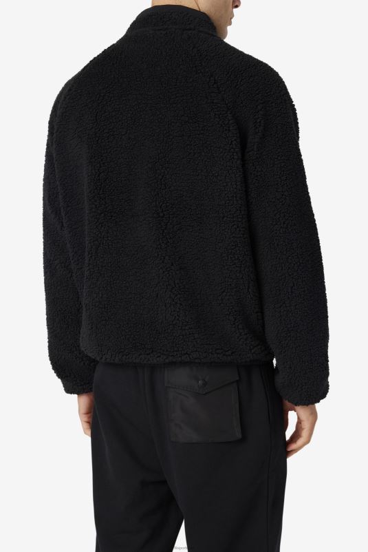 PPH0J801 preto FILA jaqueta fila yuri preta