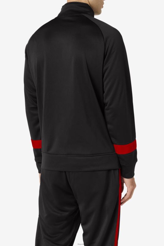 PPH0J807 preto/vermelho FILA jaqueta fila renzo preta e vermelha