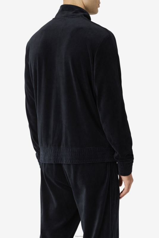 PPH0J811 preto FILA jaqueta fila deveall veludo preta