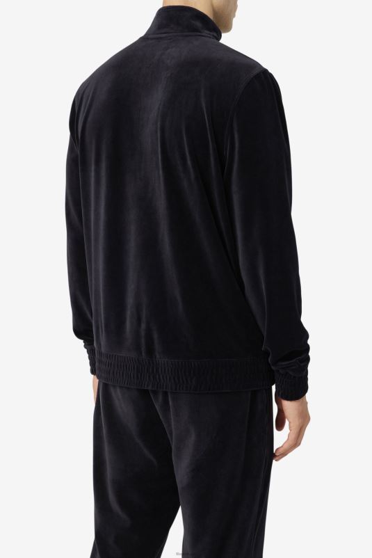 PPH0J826 preto FILA jaqueta fila preta de veludo