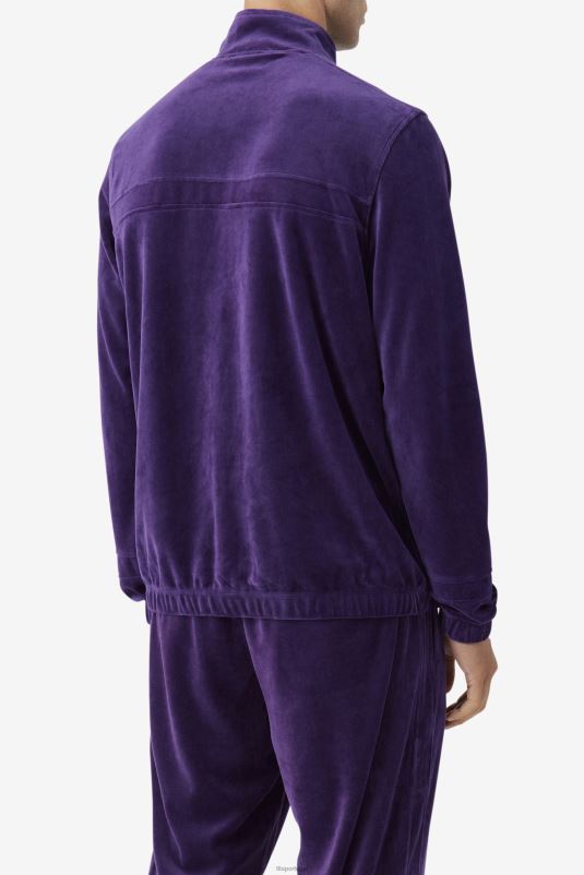 PPH0J839 cordial de amora FILA ravid jaqueta de veludo blackberry cordial fila