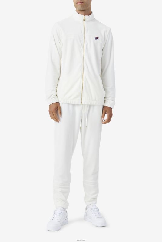 PPH0J843 garça FILA jaqueta de veludo fila ravid garça