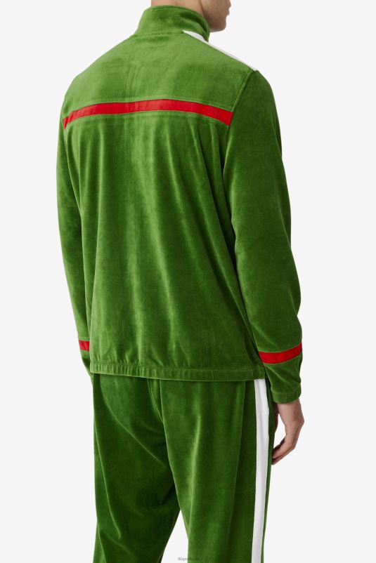 PPH0J844 jardim formal/branco/vermelho FILA jaqueta fila formal garden/branca/vermelha ravid veludo