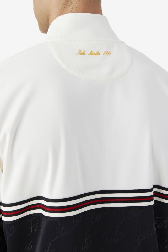 PPH0J846 preto/gardênia/amarelo FILA jaqueta preta/gardênia/amarela fila