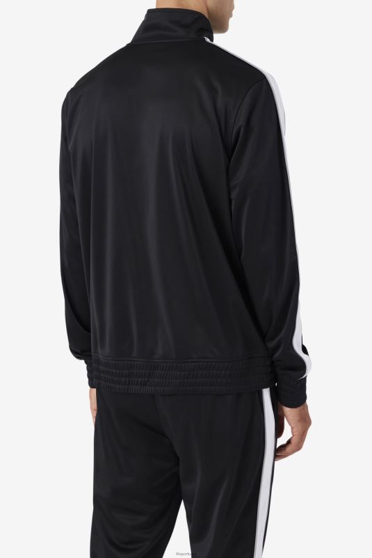 PPH0J852 preto/branco/monumento FILA jaqueta runi preta/branca/monument fila