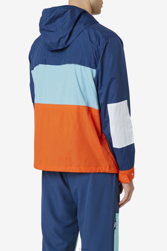 PPH0J858 marinha/bayou/tomate cereja FILA azul marinho/bayou/tomate cereja tharu jaqueta fila