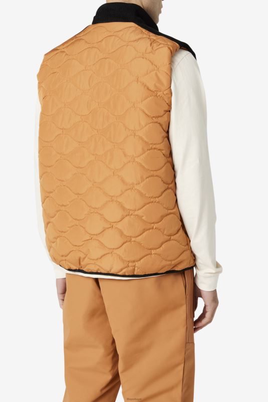 PPH0J861 adobe/preto FILA colete adobe/preto fila crag