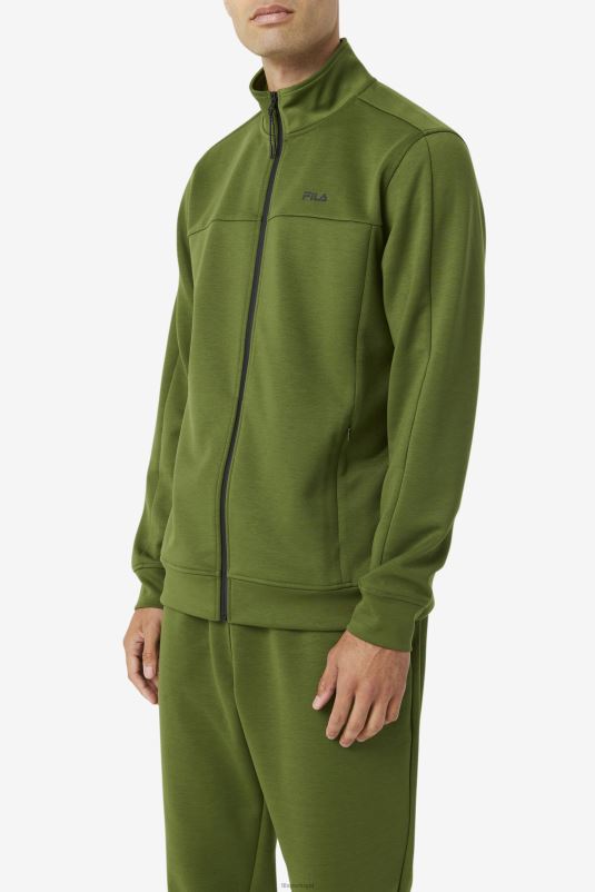 PPH0J870 cebolinha/preto FILA jaqueta gonal zip preta/cebolinha fila