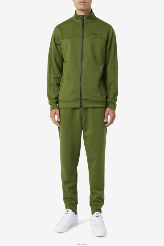 PPH0J870 cebolinha/preto FILA jaqueta gonal zip preta/cebolinha fila