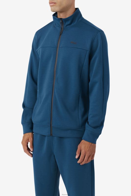 PPH0J872 majólica azul/preta FILA jaqueta gonal zip fila majolica azul/preto