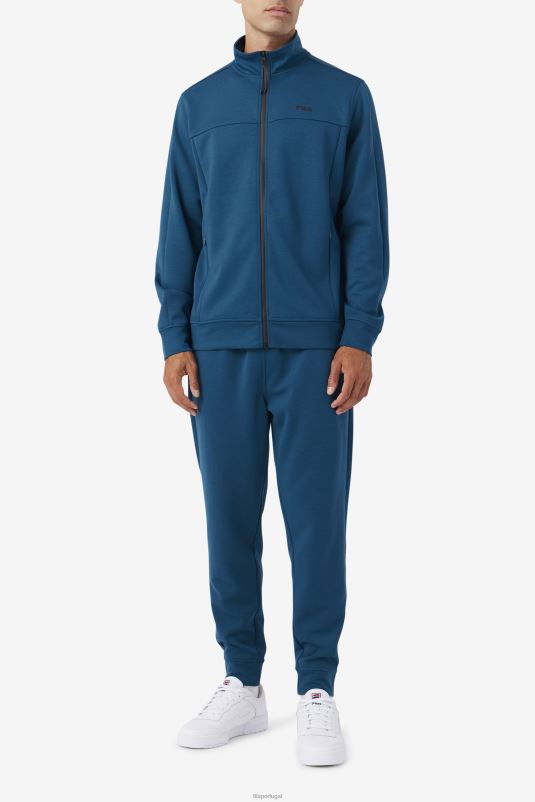 PPH0J872 majólica azul/preta FILA jaqueta gonal zip fila majolica azul/preto