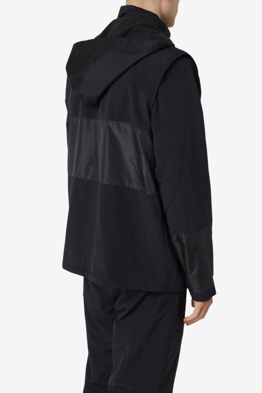 PPH0J874 preto FILA jaqueta utilitária 3 em 1 fila preta tate