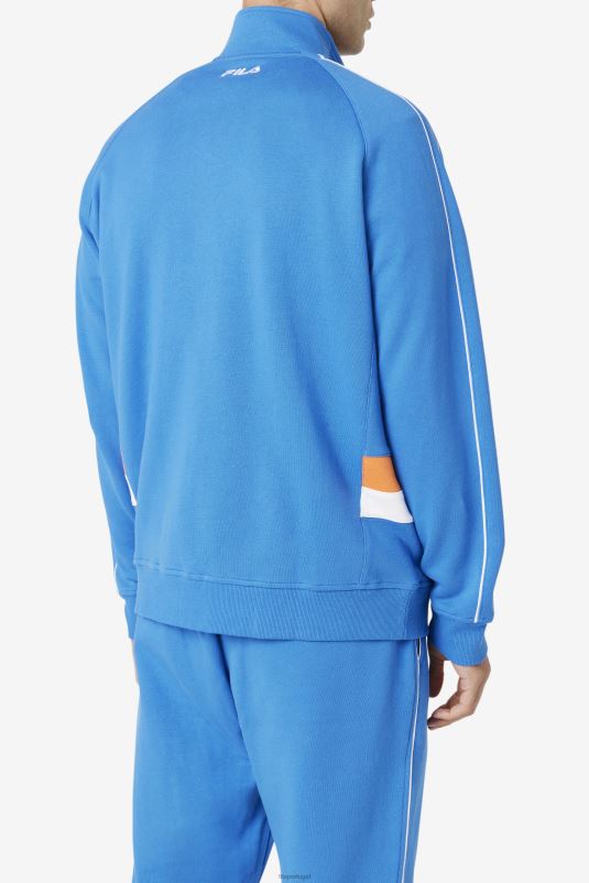 PPH0J876 azul forte/branco/rosa coral FILA jaqueta sutton azul forte/branco/coral rose fila