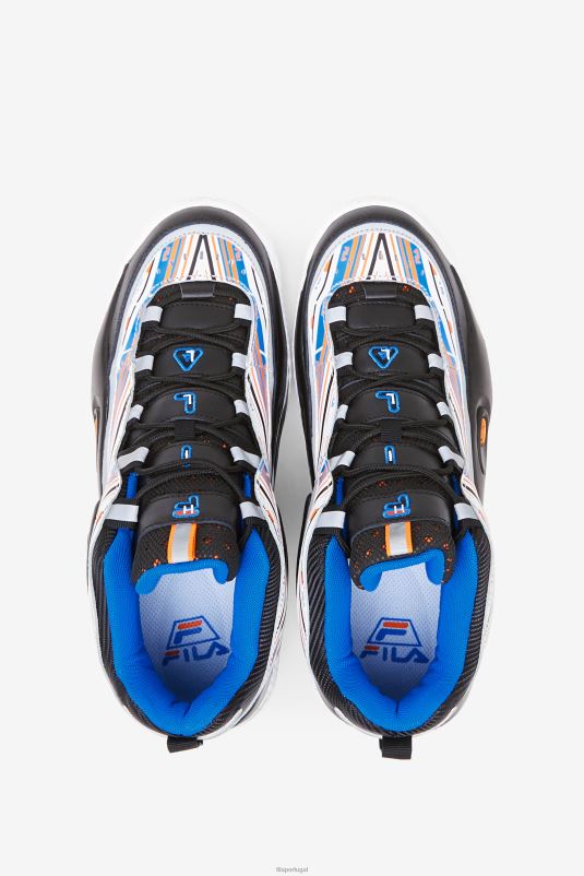 PPH0J88 branco/laranja/azul FILA fila grant hill 3 masculino branco/laranja/azul