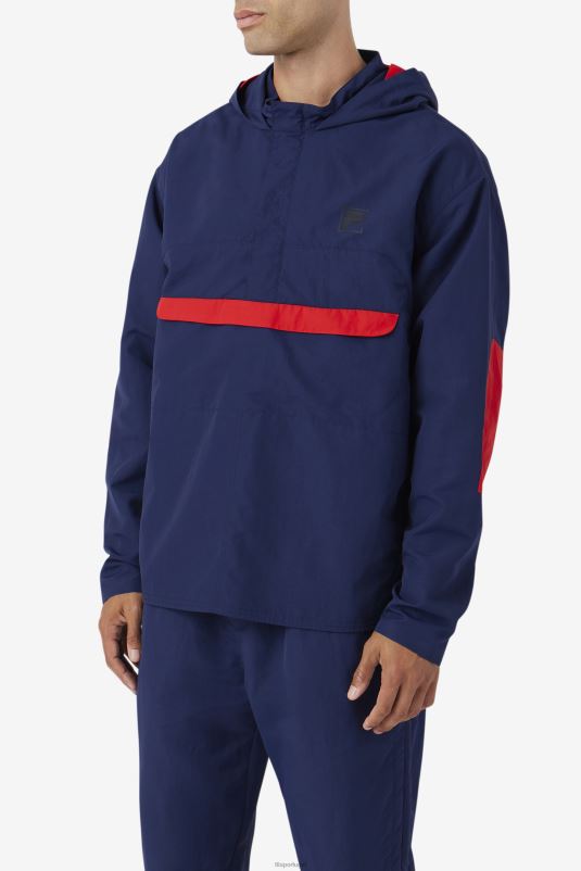 PPH0J880 marinha FILA fila bevans park anorak