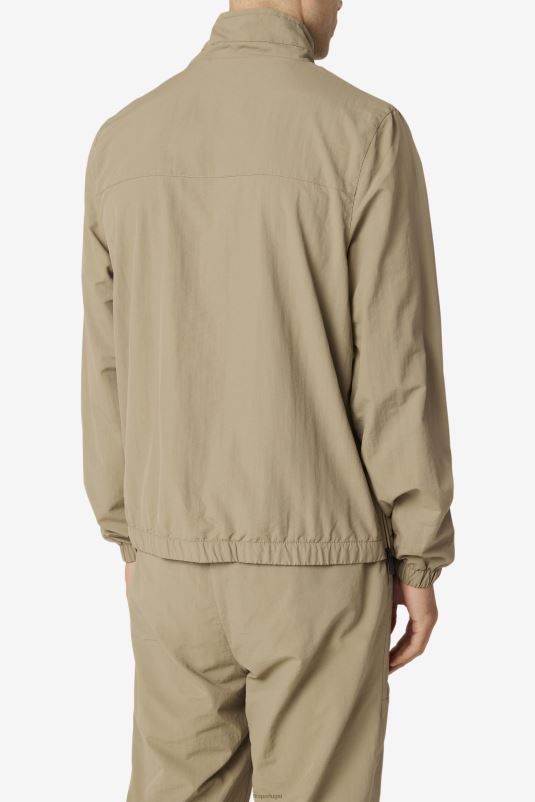 PPH0J886 verde secreto FILA jaqueta fila covert green magnus 1/4 zip