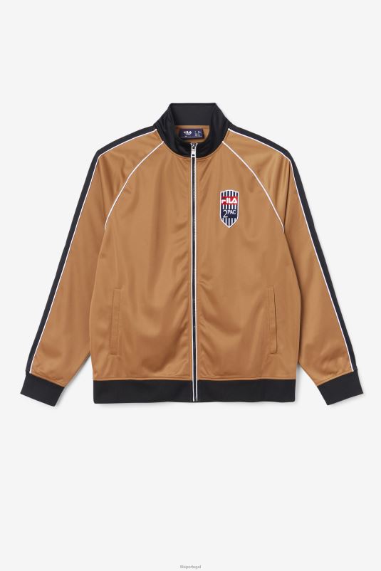 PPH0J892 tabaco marrom/preto/branco FILA jaqueta fila tabaco marrom/preto/branco 2pac