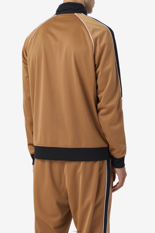 PPH0J892 tabaco marrom/preto/branco FILA jaqueta fila tabaco marrom/preto/branco 2pac