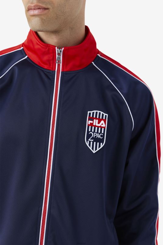 PPH0J893 marinho/vermelho/branco FILA Jaqueta 2pac azul marinho/vermelho/branco fila