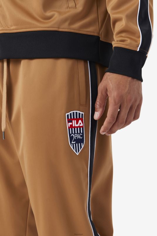 PPH0J894 tabaco marrom/branco FILA tabaco marrom/branco 2pac track pant fila