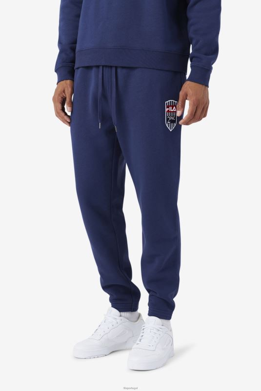 PPH0J898 marinha FILA calça jogger fila 2pac