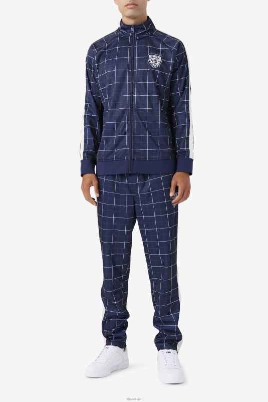 PPH0J905 marinha/gardênia/bug de junho FILA oshan track pant azul/gardênia/june bug fila