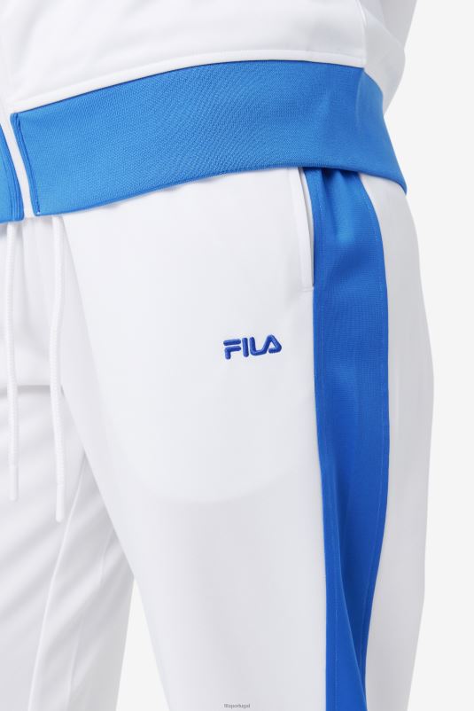 PPH0J913 Branco azul FILA fila porto rico calça branca/azul