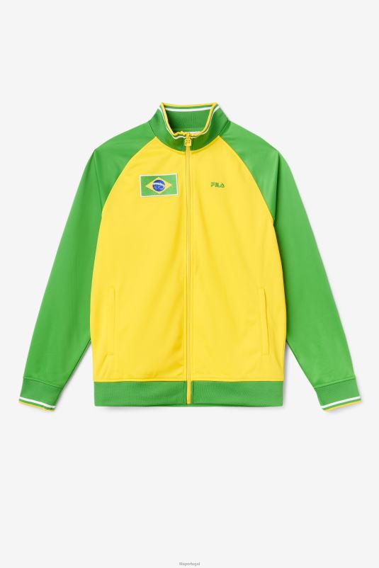 amarelo/samambaia verde/branco