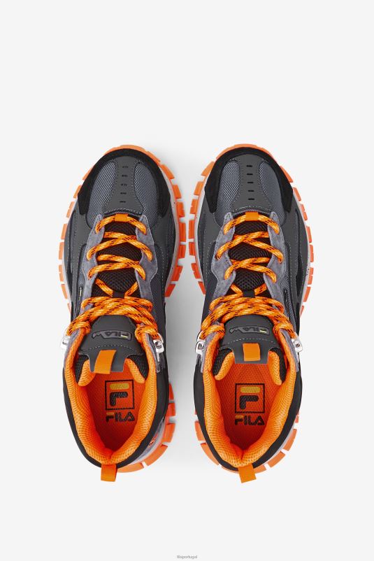 PPH0J92 pedra de castelo/preto/laranja FILA ray tracer tr 2 mid fila castlerock masculino/preto/laranja