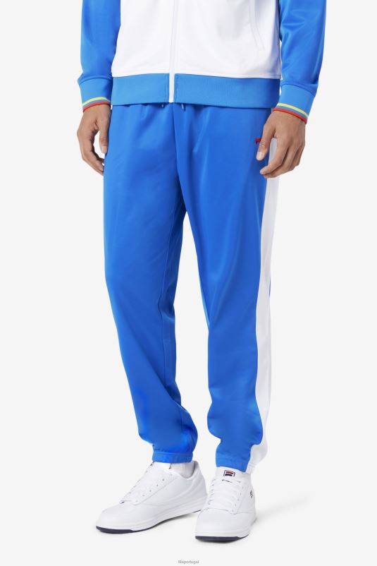 PPH0J923 azul/branco/vermelho ardente FILA equador track pant azul/branco/vermelho ardente fila