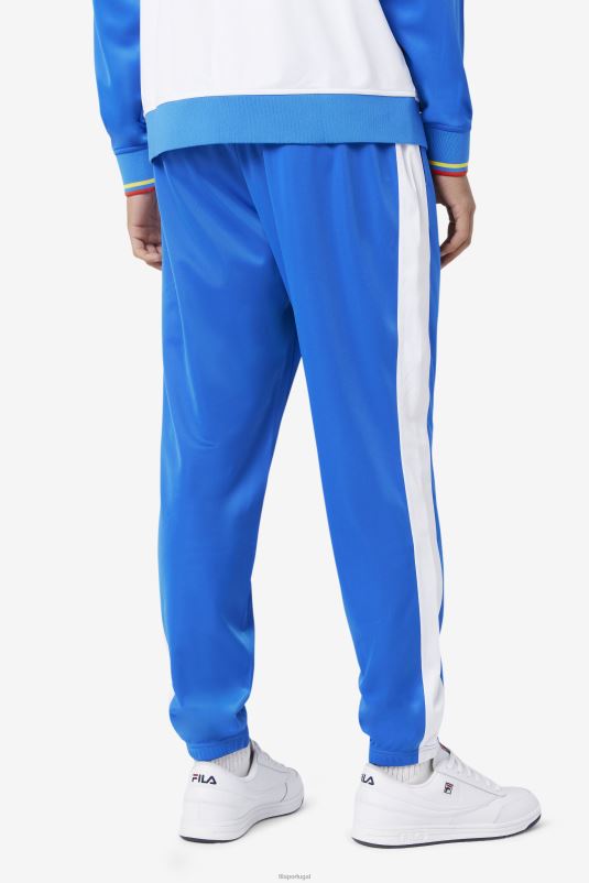 PPH0J923 azul/branco/vermelho ardente FILA equador track pant azul/branco/vermelho ardente fila