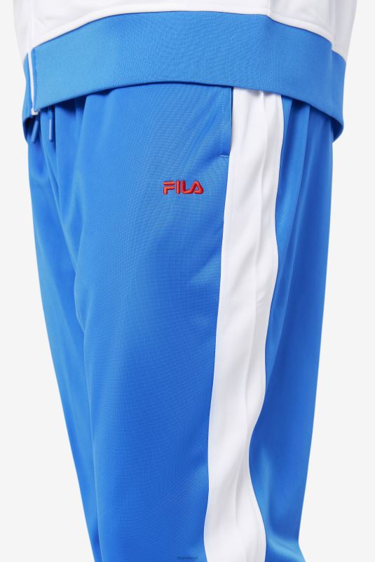 PPH0J923 azul/branco/vermelho ardente FILA equador track pant azul/branco/vermelho ardente fila
