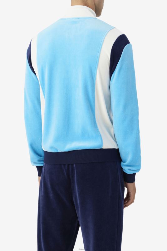 PPH0J931 aquário/garça/marinha FILA jaqueta fila floyd veludo aquarius/garça/marinho