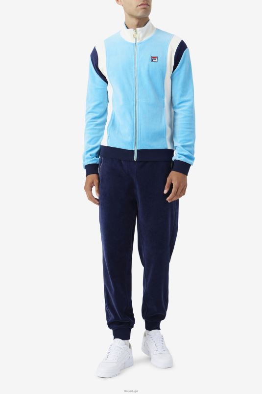 PPH0J931 aquário/garça/marinha FILA jaqueta fila floyd veludo aquarius/garça/marinho