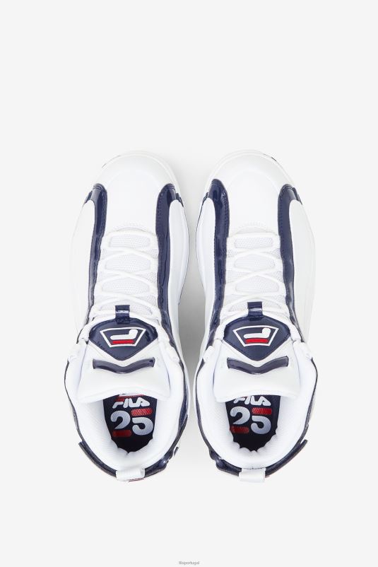 PPH0J98 branco/marinho/vermelho FILA Grant Hill 2 25th Anniversary Edition Masculino Fila Branco/Navy/Vermelho