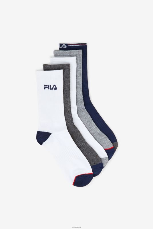 PPH0J1060 multi FILA meia infantil fila multi, pacote com 6