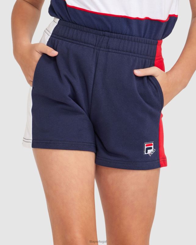 PPH0J3068 nova marinha FILA short fila lana feminino new navy