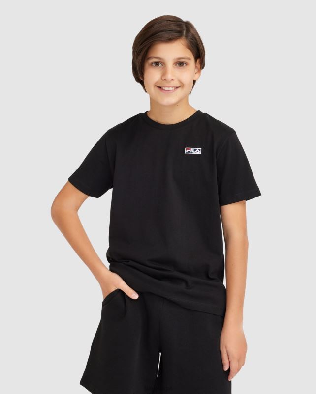PPH0J3079 preto FILA camiseta fila parker infantil preta