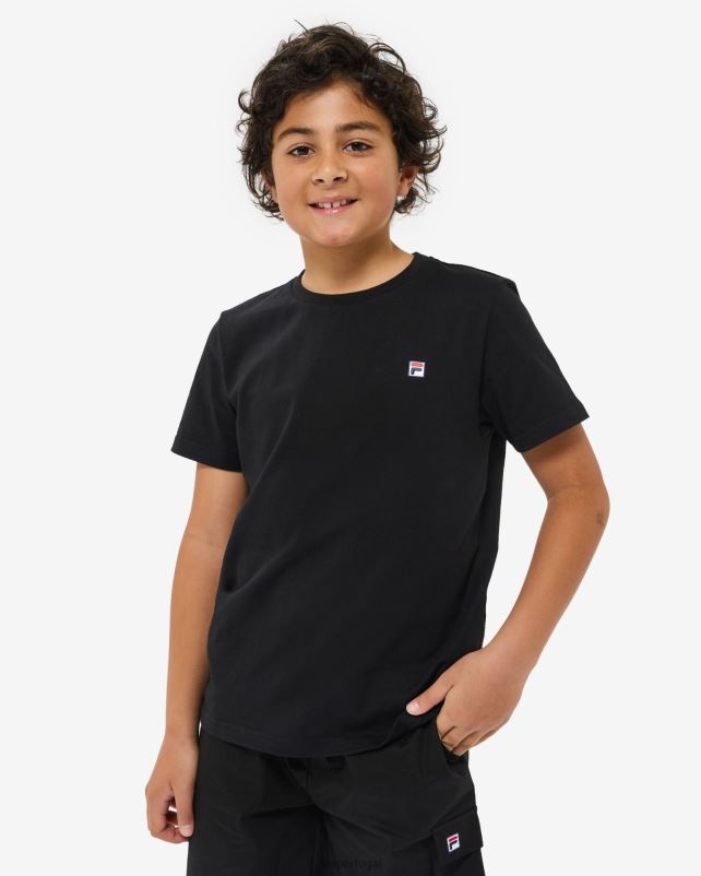 PPH0J3157 preto FILA camiseta fila infantil preta