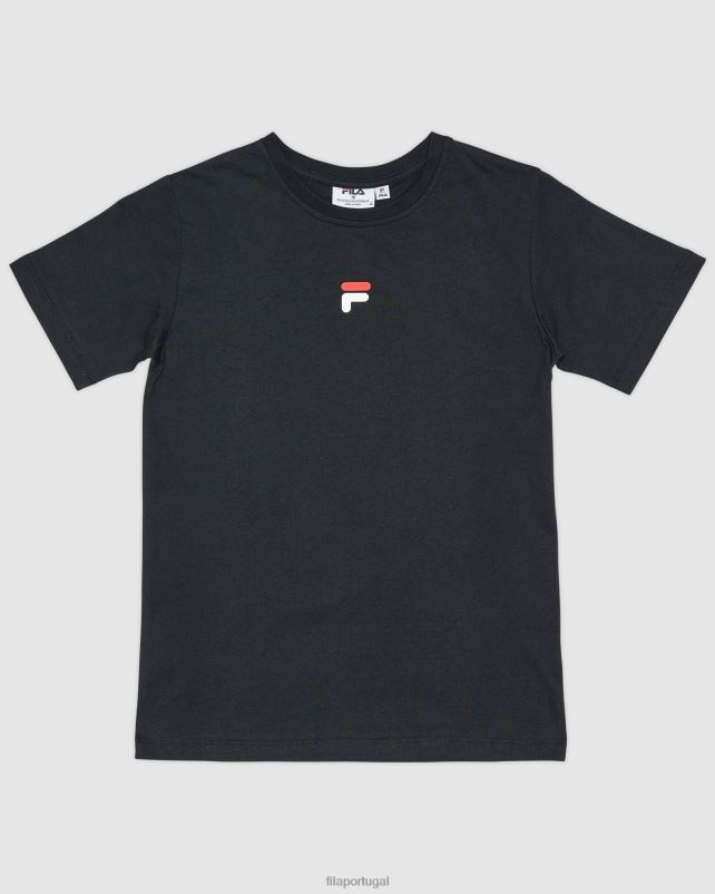 PPH0J3160 preto FILA camiseta fila preta masculina carson