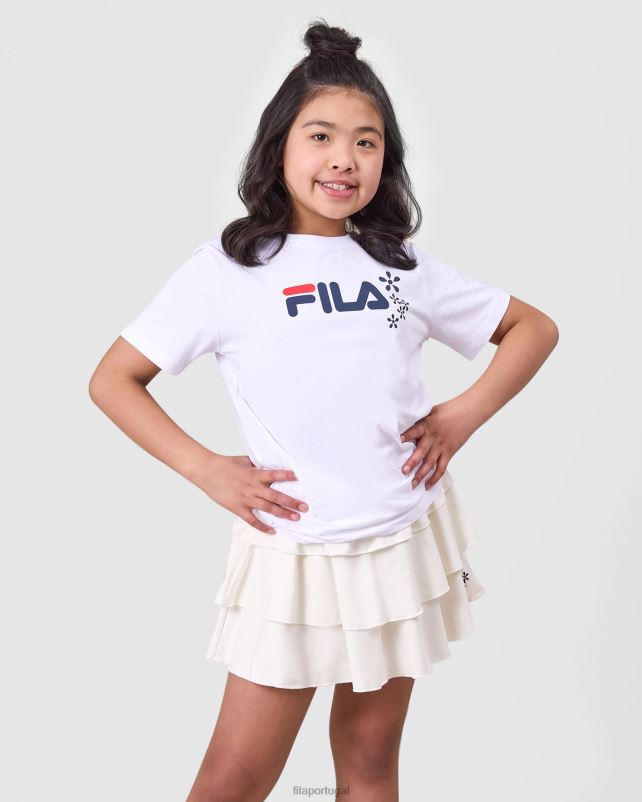PPH0J3162 branco FILA camiseta fila branca diya