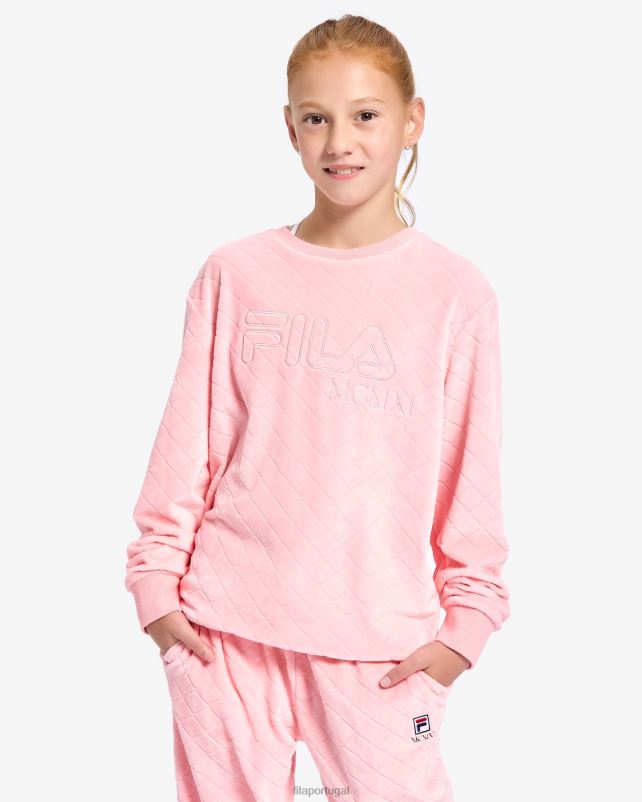 PPH0J3106 rosa pálido FILA fila pale rose infantil sloane crew