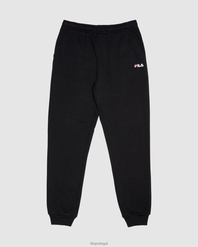 PPH0J3102 preto FILA calça infantil clássica preta fila