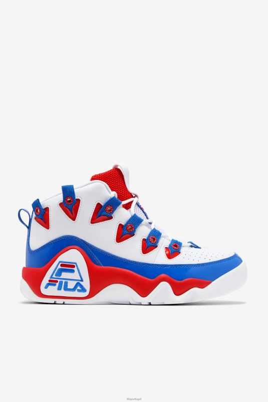 PPH0J103 branco/vermelho/azul FILA fila grant hill 1 masculino branco/vermelho/azul